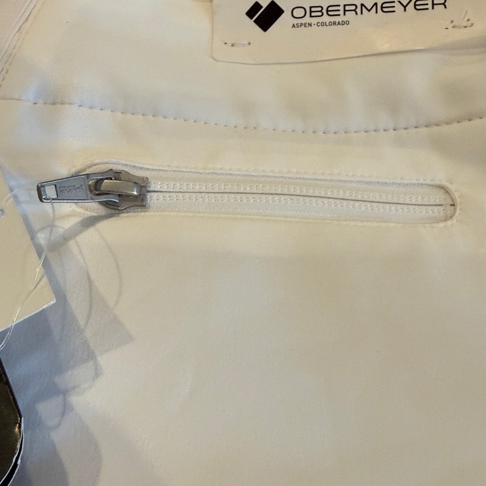 Obermeyer White Women's Ski Pants Size 10 - Picture 8 of 13